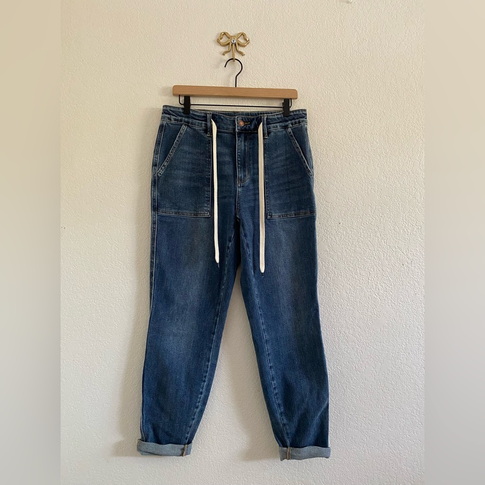 Judy Blue Women’s High Waist Pull On Jogger Jeans Size 9/29 Cotton Blend